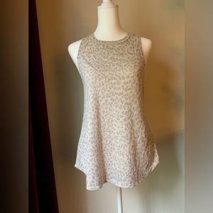 Excellent Condition Lulus Cheetah Open Back Tank
